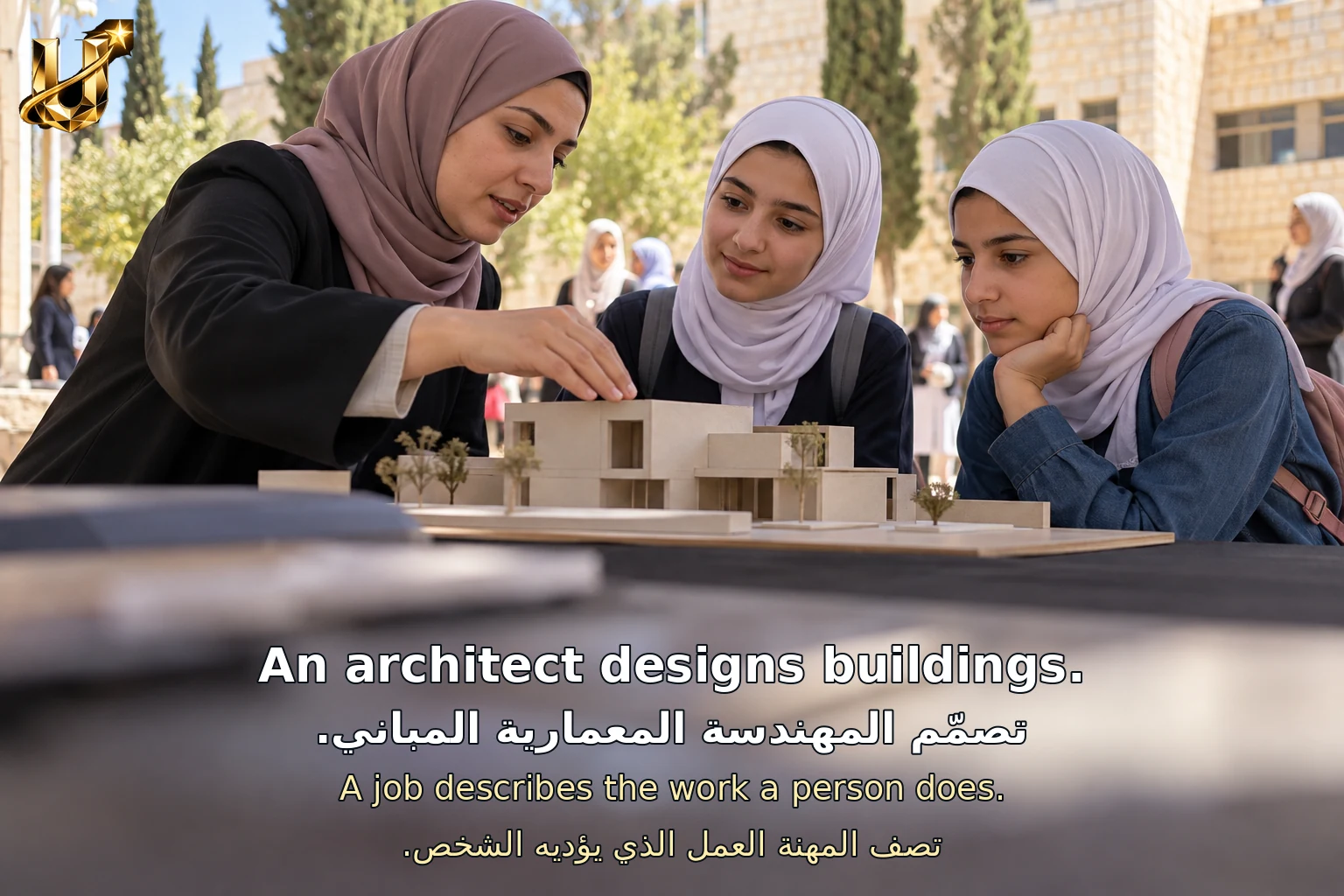 تصمّم المهندسة المعمارية المباني.