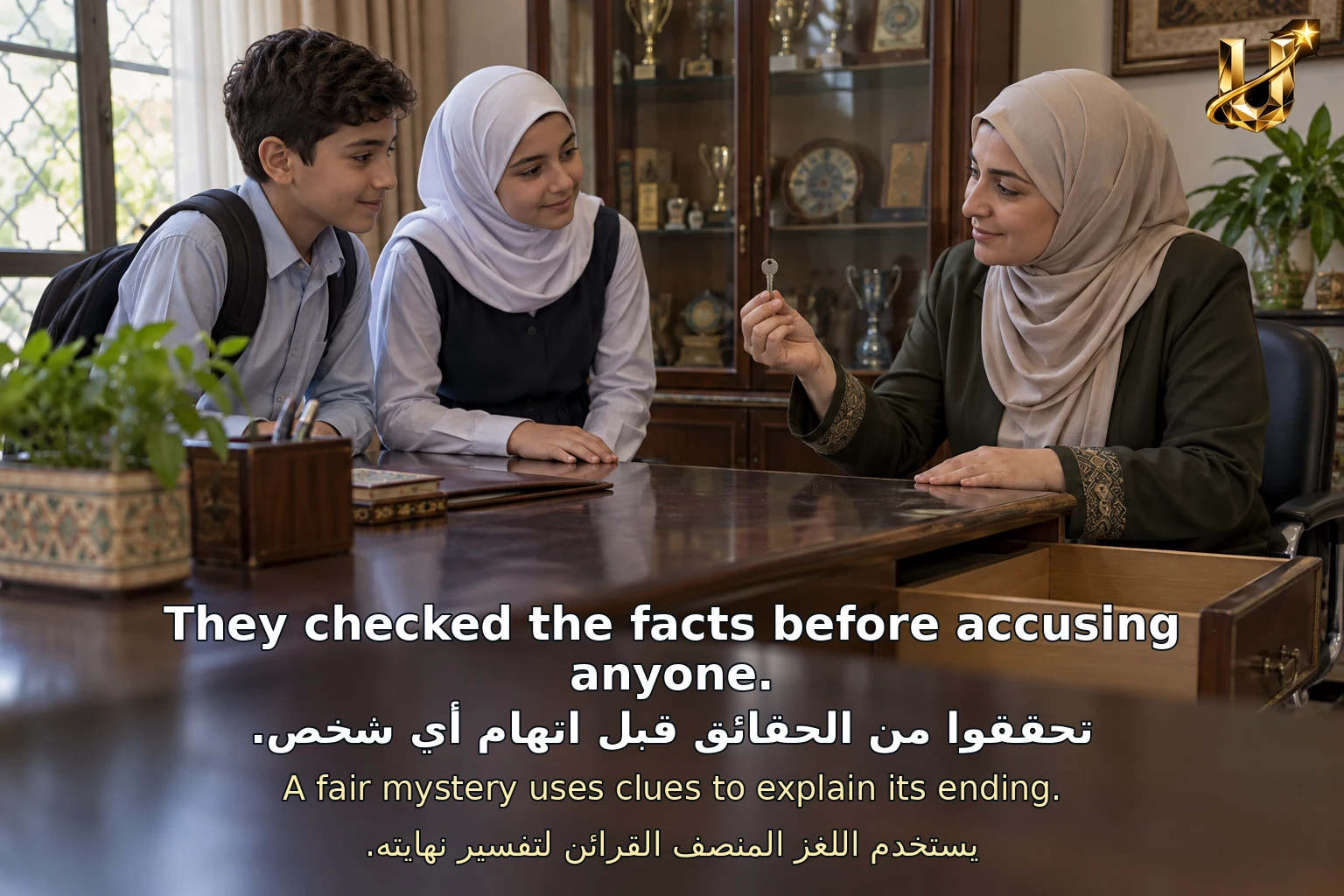 تحققوا من الحقائق قبل اتهام أي شخص.