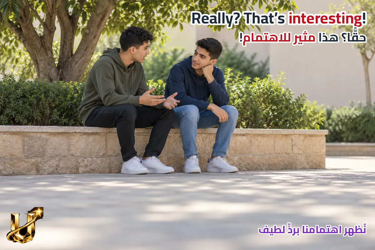 تتعرف إلى طالب في رهط، ويقول إنه يجمع القصص. كيف تظهر الاهتمام دون مقاطعة الحديث؟