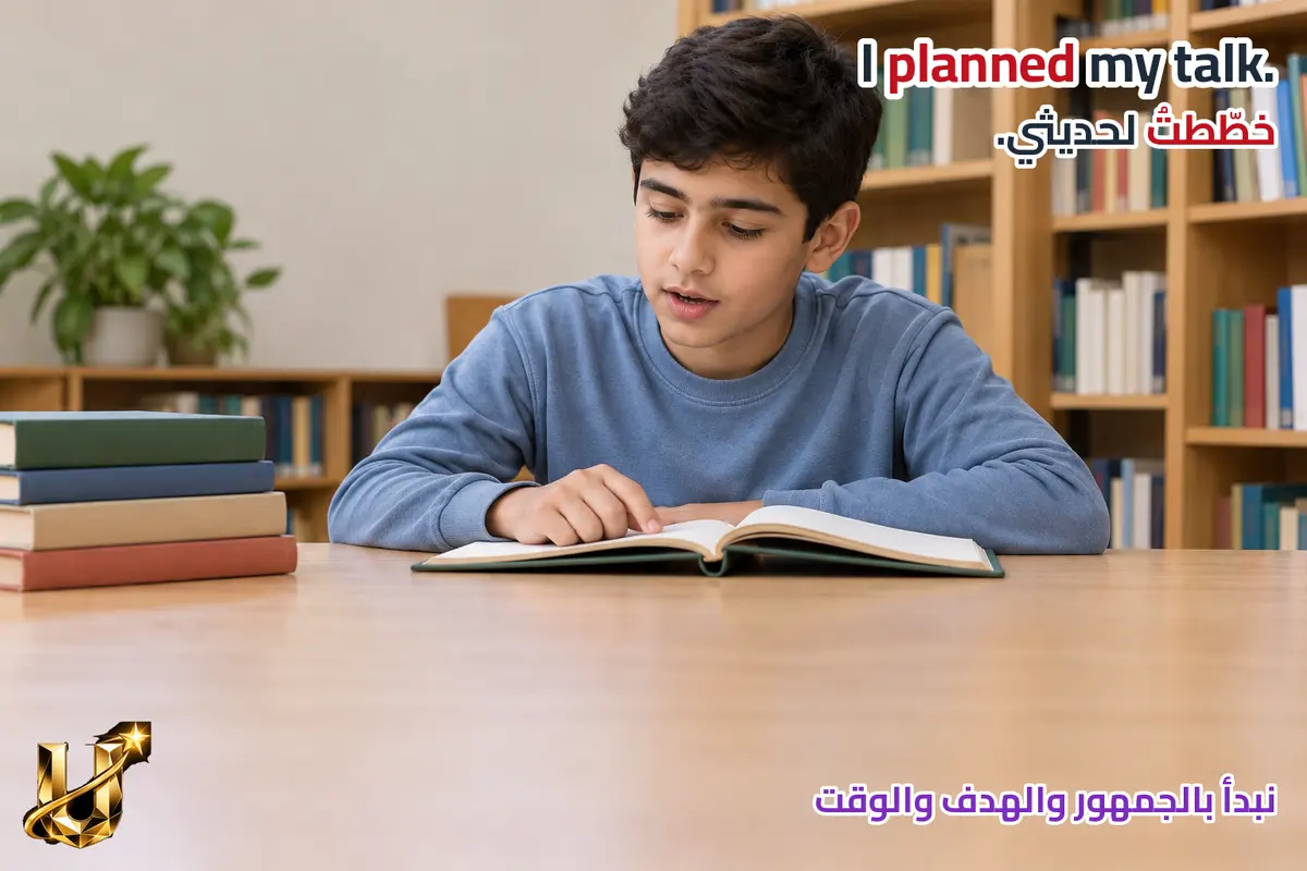 طلب منك عرض في ناد مدرسي في الطيرة. عندك دقيقتان فقط؛ ما الذي تختاره؟
