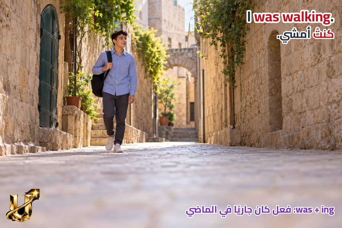 صديقك يسألك عن لحظة التقاط صورة في بئر السبع أمس. كيف تصف ما كان جاريا عندئذ؟