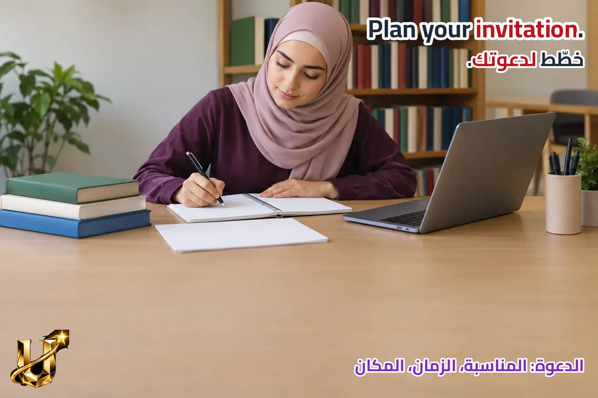 هل تنظم رسالة دعوة كما تنظم قصة؟