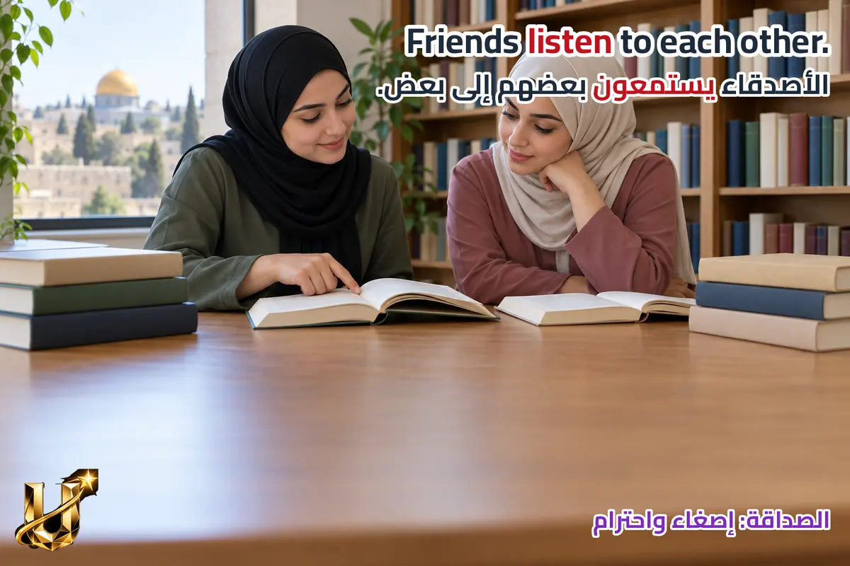 لك صديق في الزرقاء يحب الرسم، وأنت تحب القراءة. هل يمنع اختلاف الاهتمام أن تكونا صديقين؟