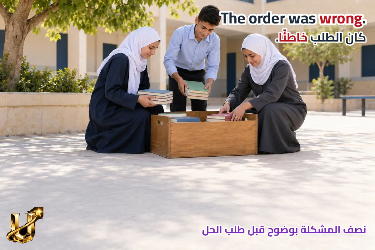 وصلت إليك في الكرك حقيبة تختلف عما طلبته. ماذا تحتاج أن تذكر لكي تفهم المشكلة؟