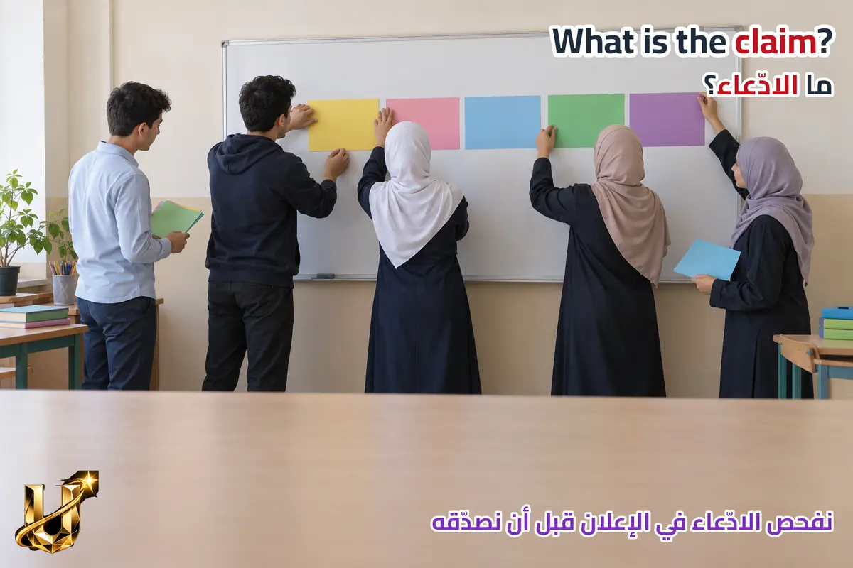 في صف في عجلون، تقرأ إعلانا متخيلا يقول إن الجميع يشتري حقيبة معينة. هل هذا سبب كاف لتناسب حاجتك؟
