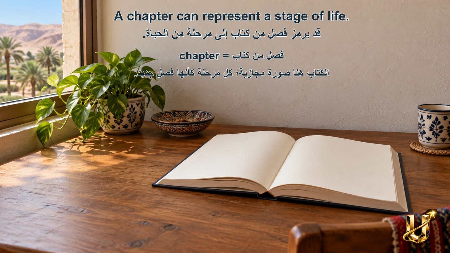 الْفُصُولُ صُورَةٌ مَجَازِيَّةٌ لِمَرَاحِلِ الْحَيَاةِ.