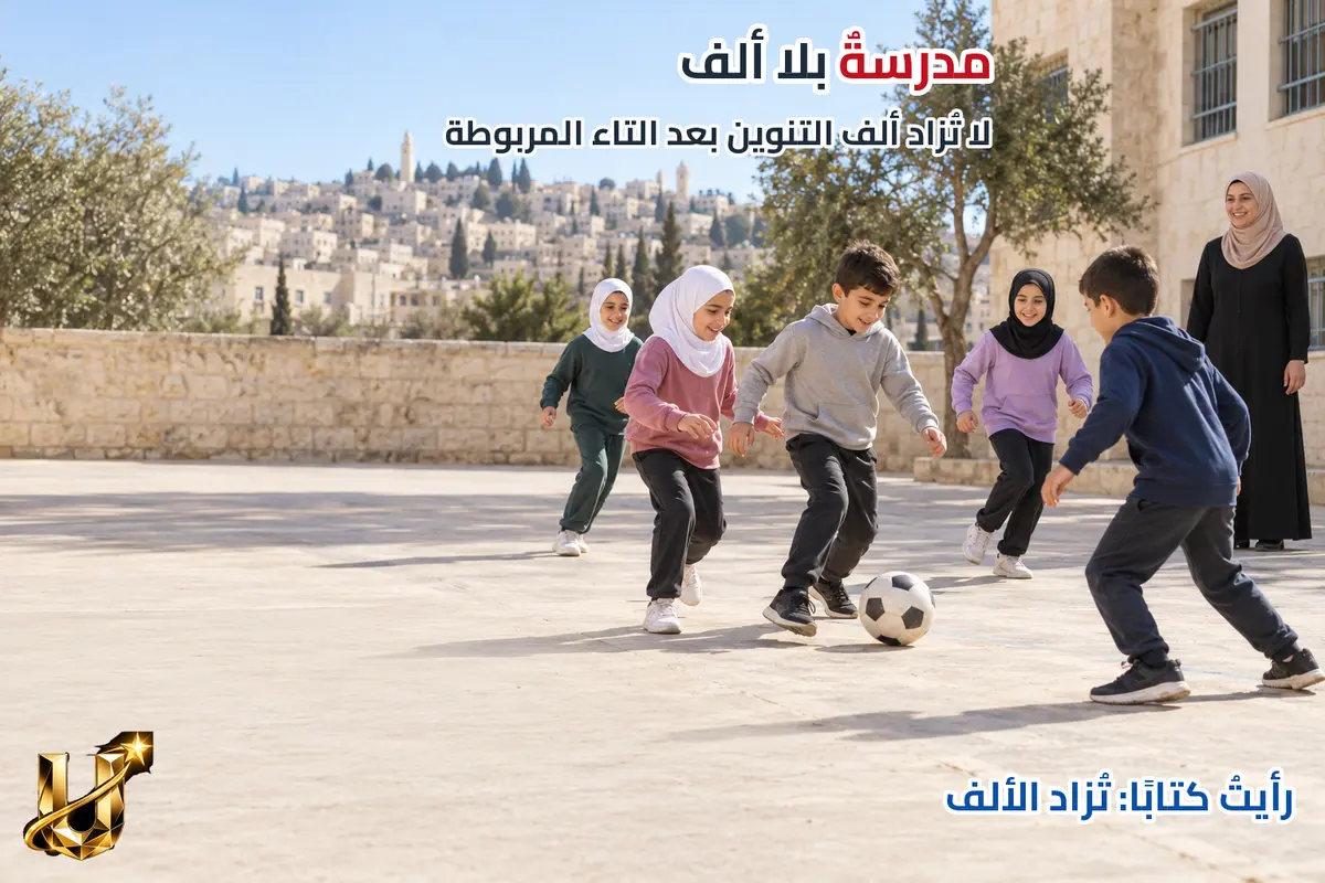 مدرسة بلا ألف.