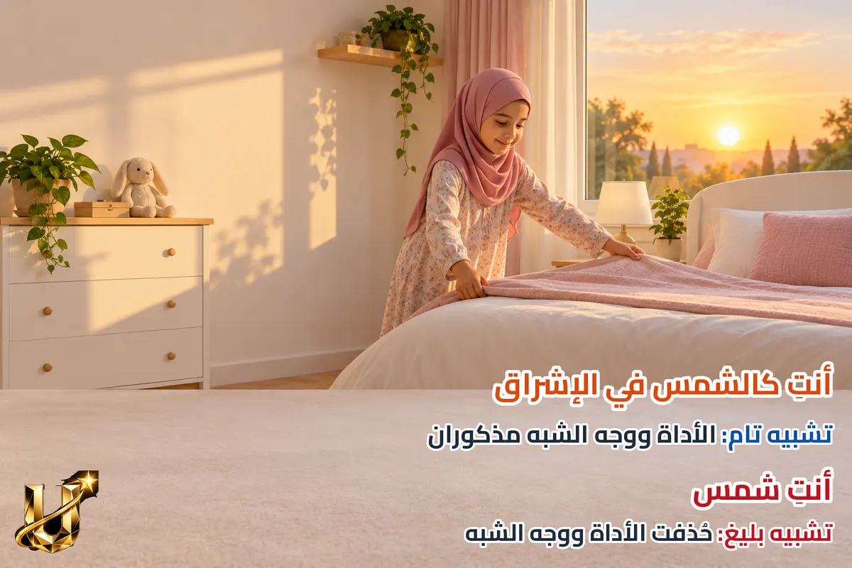 أنت شمس / أنت كالشمس في الإشراق.