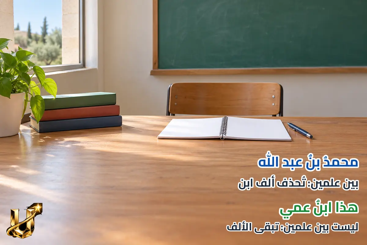 محمد بن عبد الله — هذا ابن عمي.