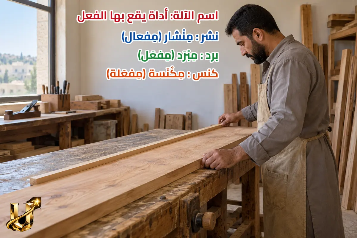 أدوات تقع بها الأفعال.