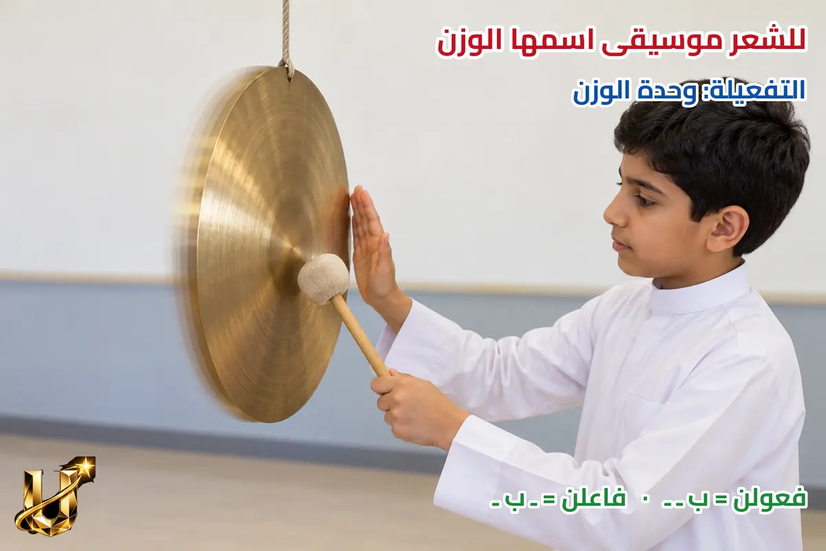 للشعر موسيقى اسمها الوزن.