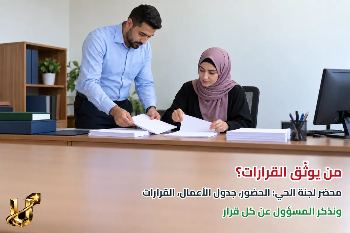 من يوثق القرارات؟