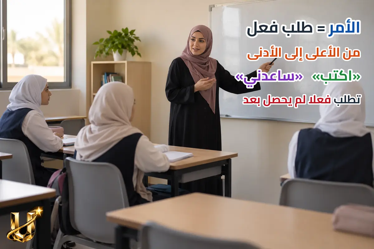 الأمر طلب الفعل.