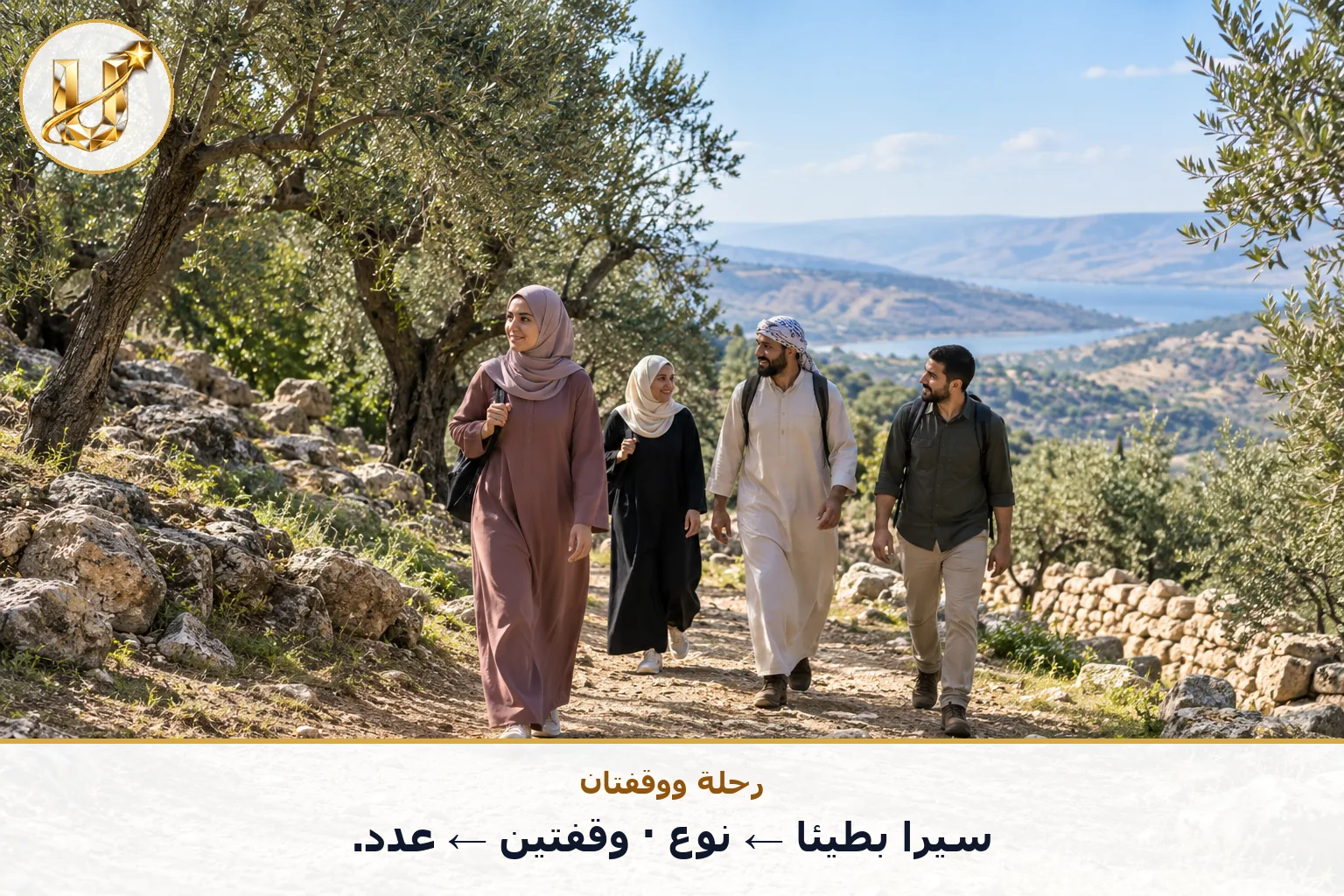 رحلة ووقفتان: سيرا بطيئا ← نوع · وقفتين ← عدد.