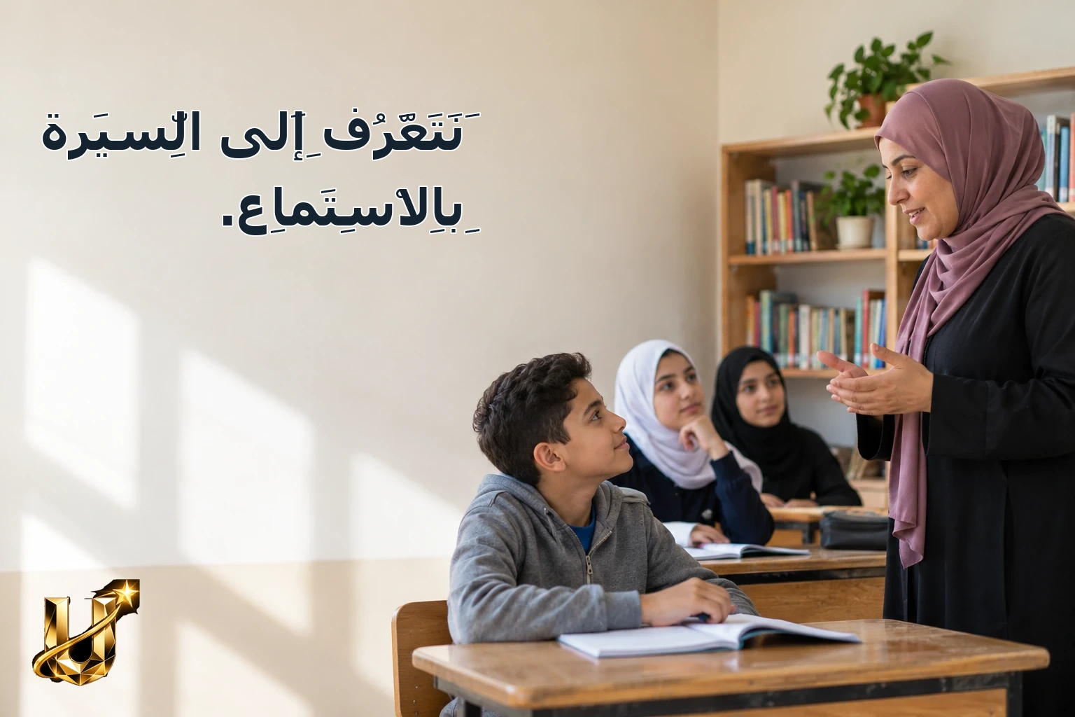 نَتَعَرَّفُ إِلَى السِّيرَةِ بِالِاسْتِمَاعِ.