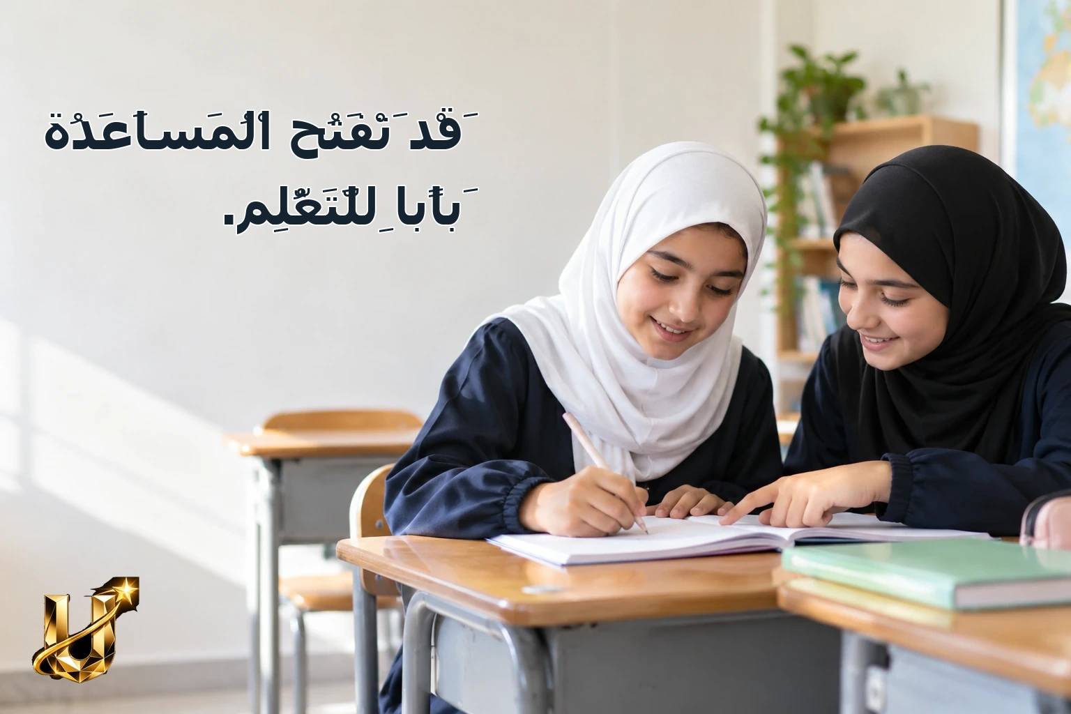 قَدْ تَفْتَحُ الْمُسَاعَدَةُ بَابًا لِلتَّعَلُّمِ.