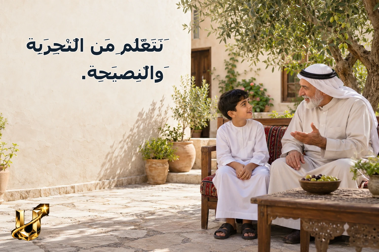 نَتَعَلَّمُ مِنَ التَّجْرِبَةِ وَالنَّصِيحَةِ.