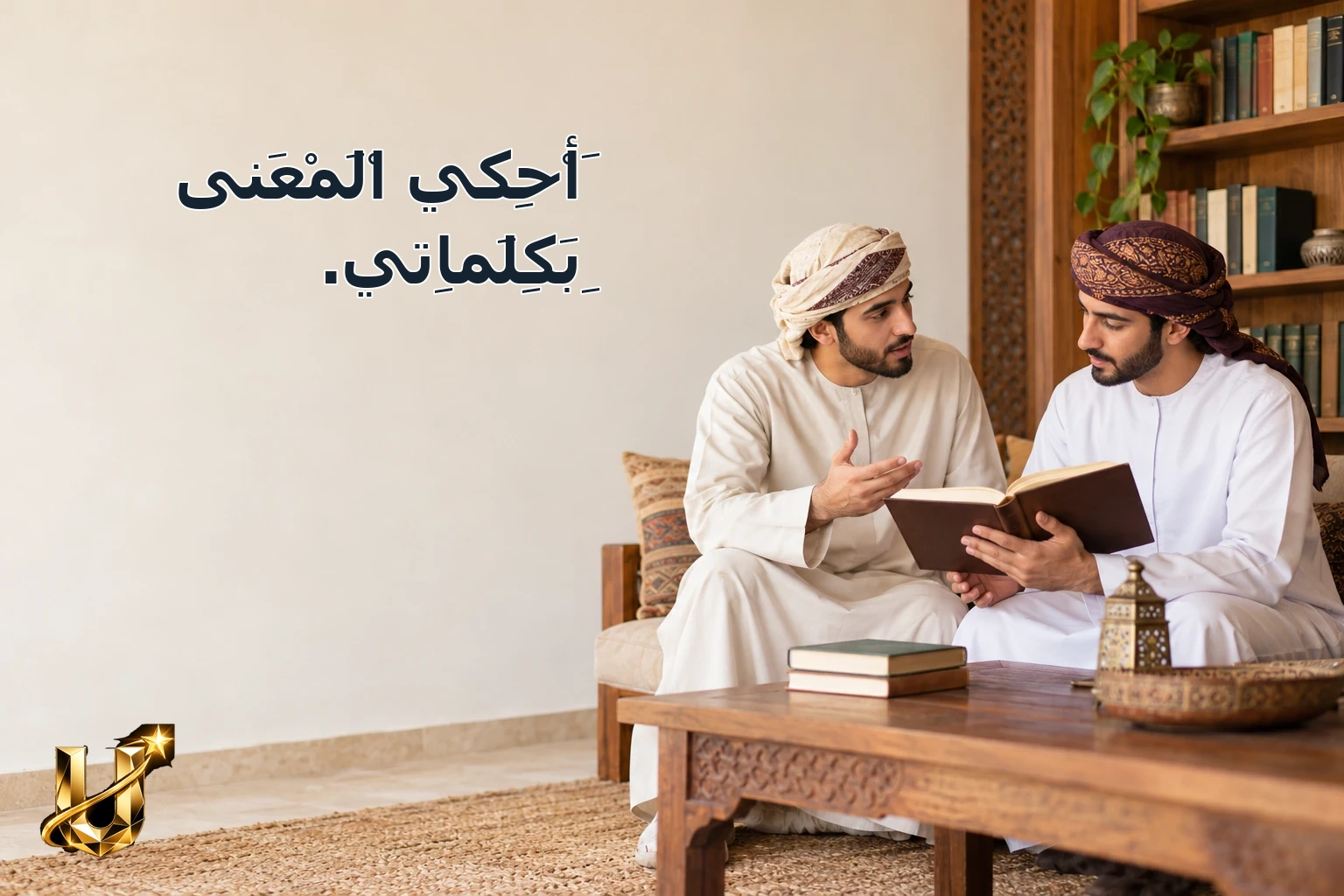 أَحْكِي الْمَعْنَى بِكَلِمَاتِي.