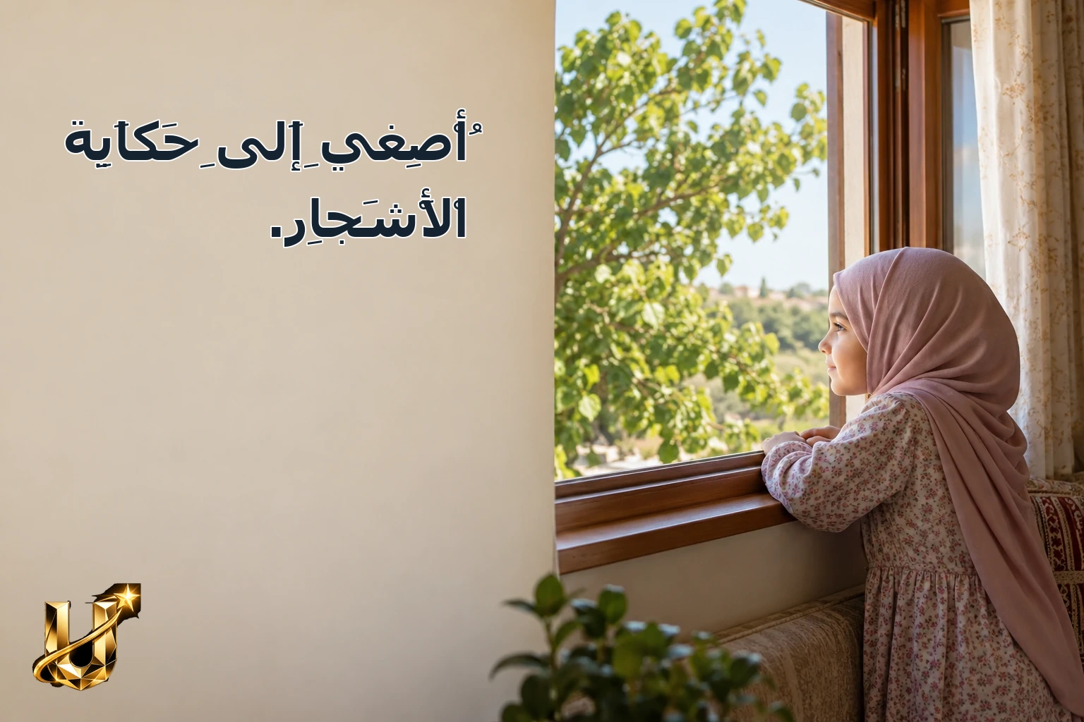 أُصْغِي إِلَى حِكَايَةِ الْأَشْجَارِ.