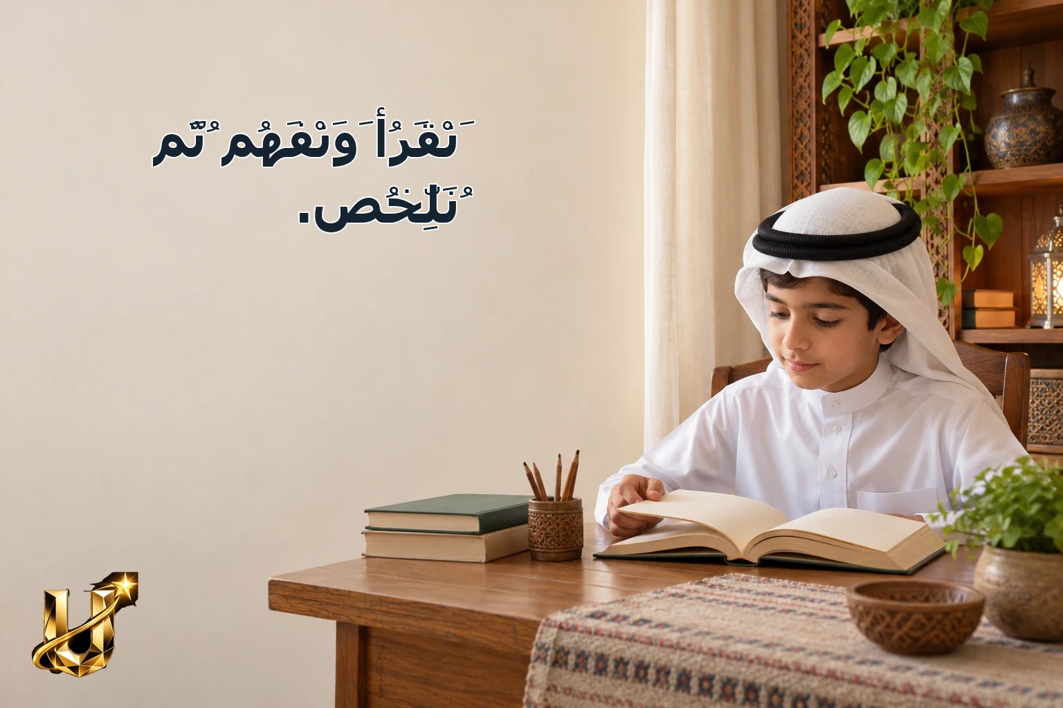 نَقْرَأُ وَنَفْهَمُ ثُمَّ نُلَخِّصُ.