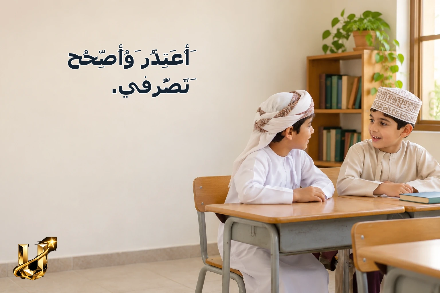أَعْتَذِرُ وَأُصَحِّحُ تَصَرُّفِي.