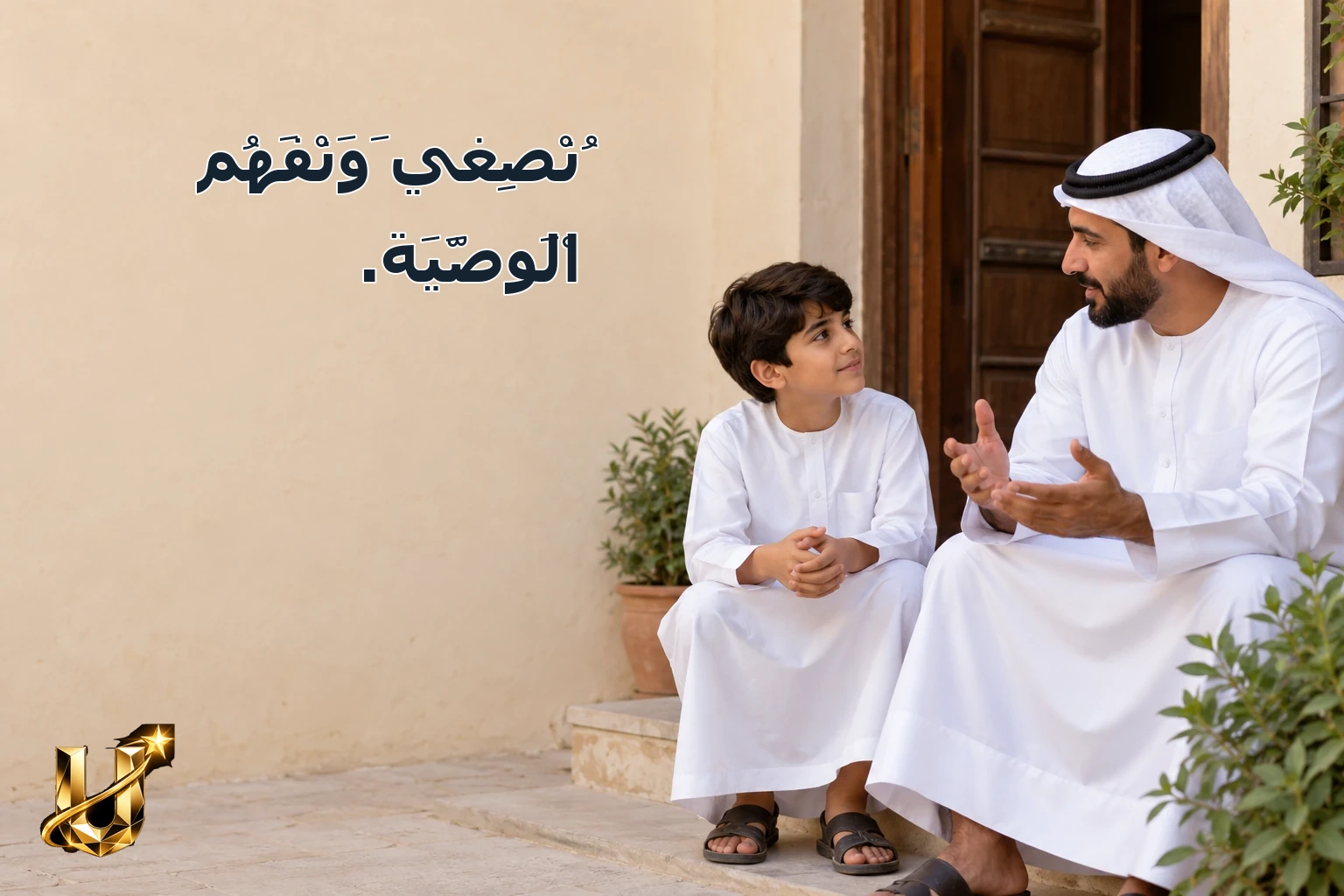 نُصْغِي وَنَفْهَمُ الْوَصِيَّةَ.