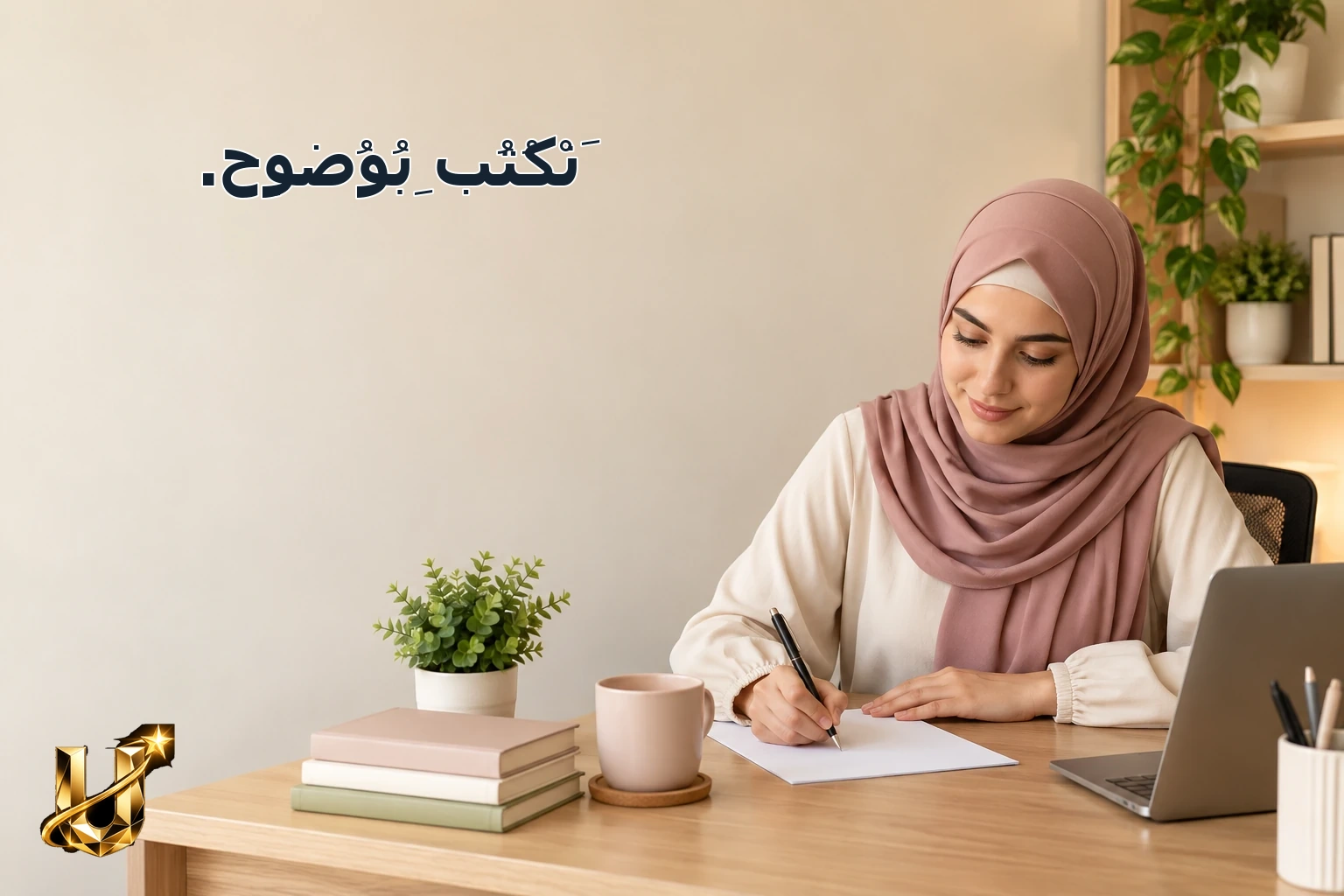 نَكْتُبُ بِوُضُوحٍ.