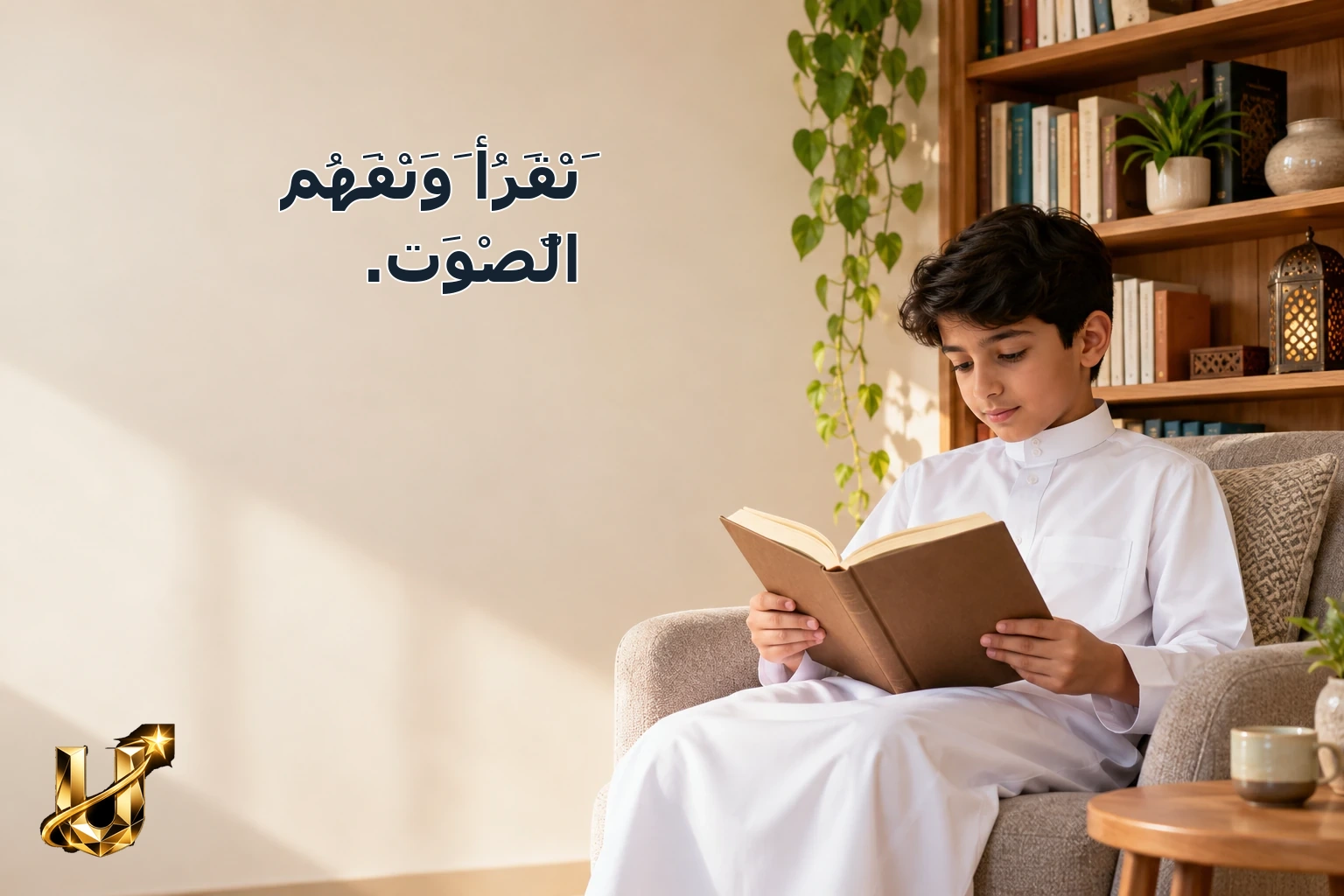 نَقْرَأُ وَنَفْهَمُ الصَّوْتَ.