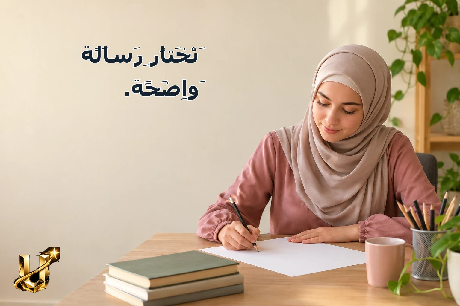 نَخْتَارُ رِسَالَةً وَاضِحَةً.