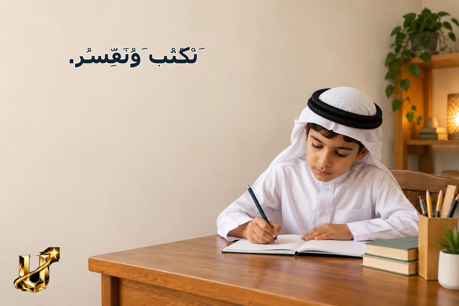 نَكْتُبُ وَنُفَسِّرُ.