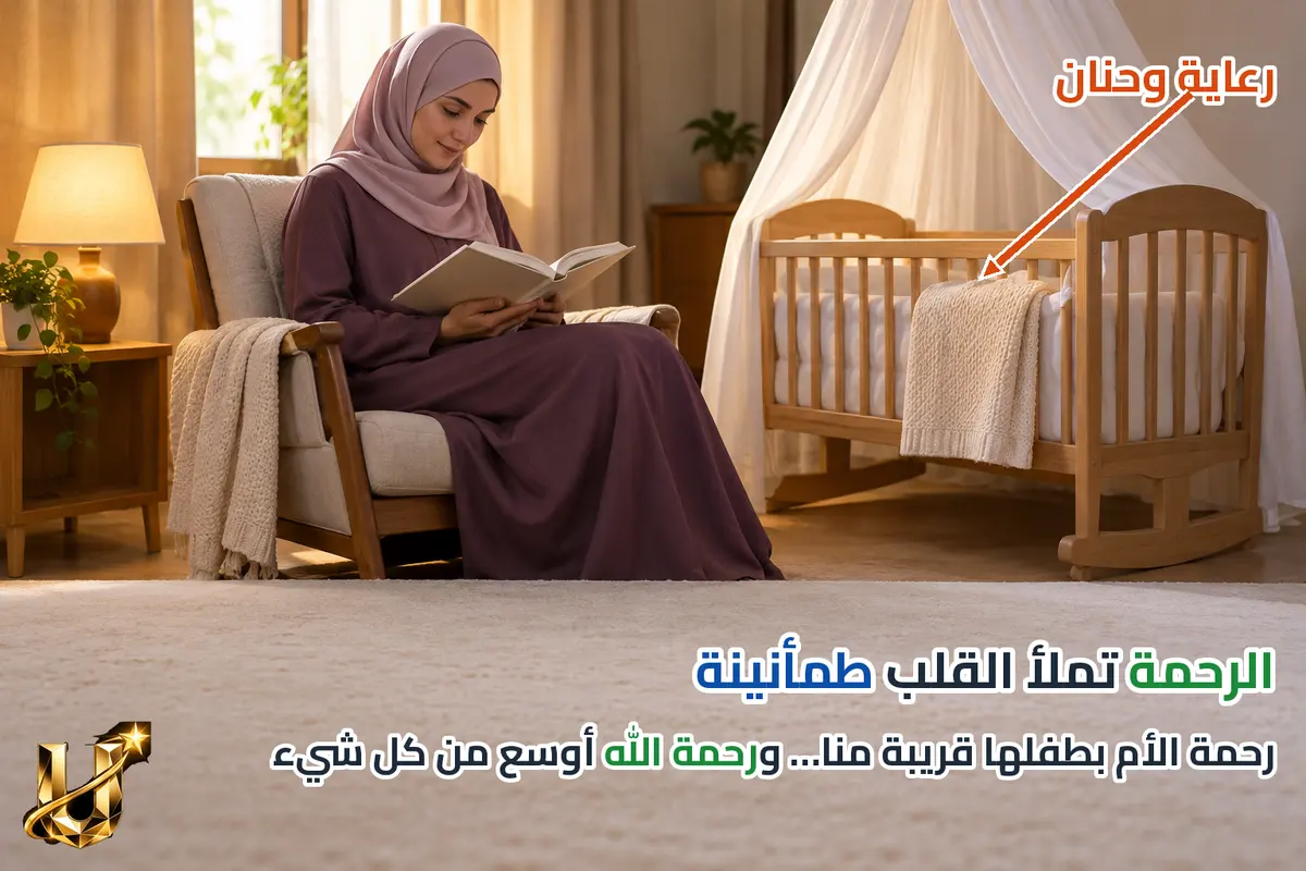 الرحمة تملأ القلب طمأنينة.