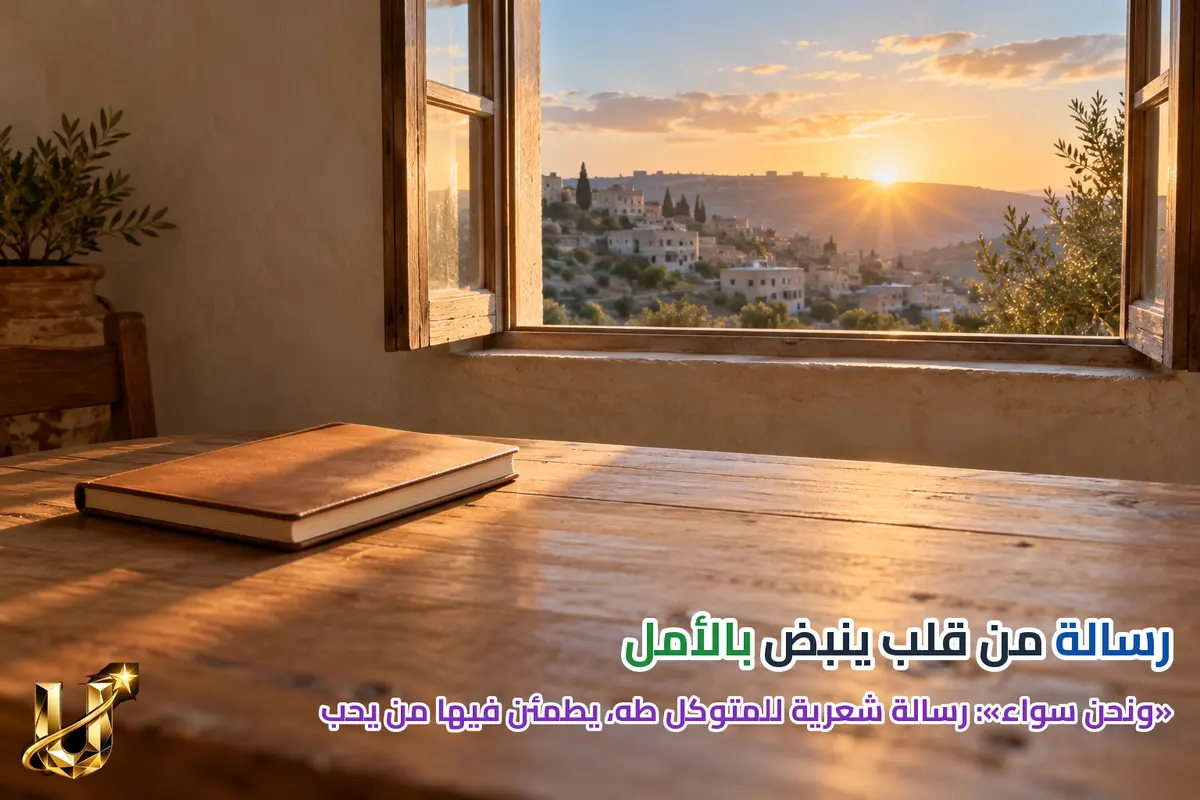 رسالة من قلب ينبض بالأمل.