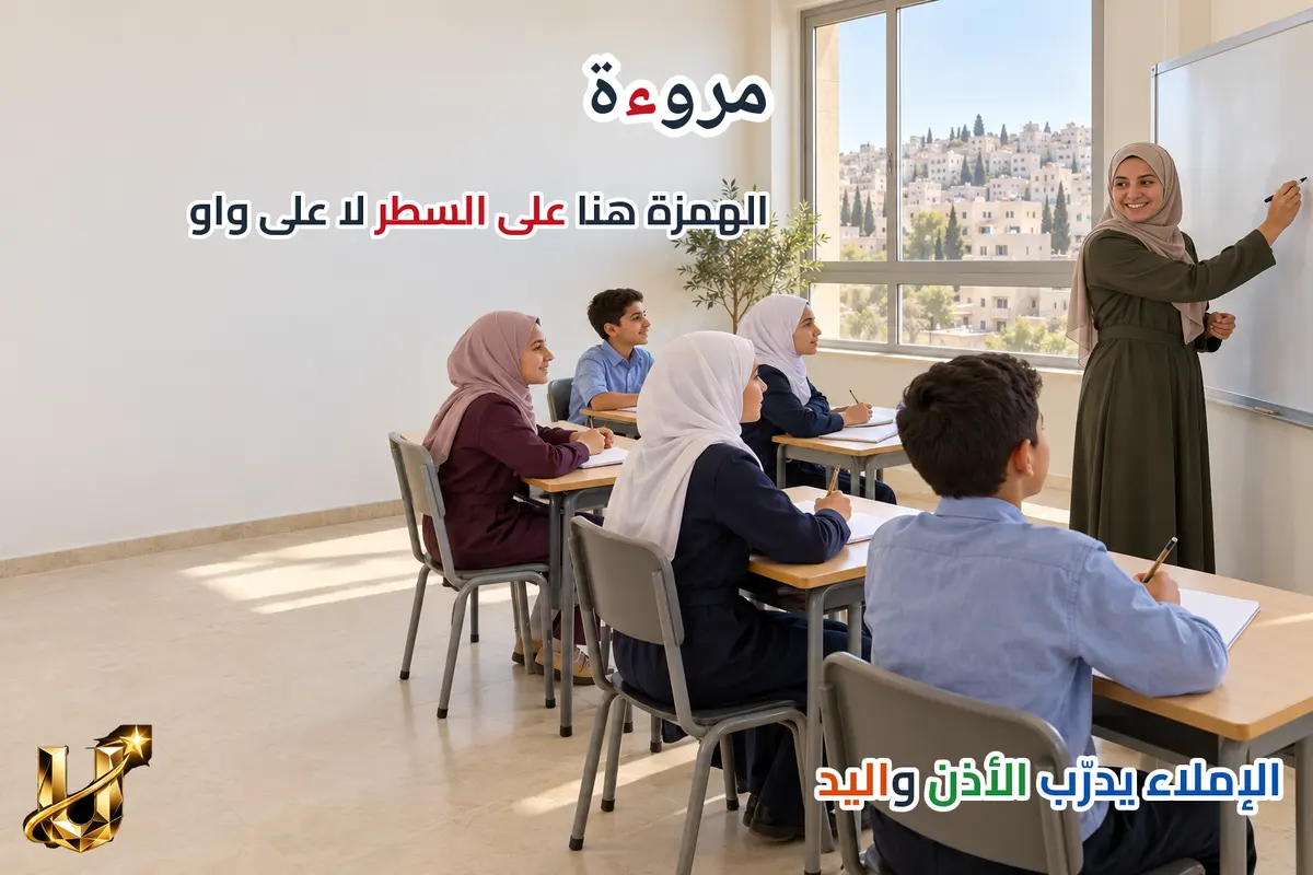 الإملاء يدرب الأذن واليد.