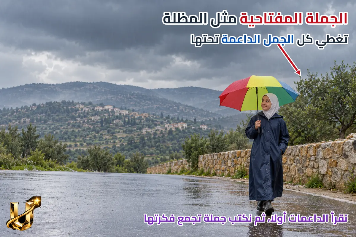 المفتاحية تغطي الداعمات.