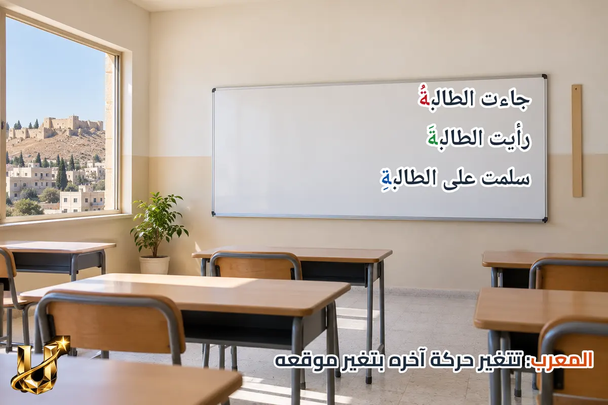 المعرب يتغير، والمبني يثبت.
