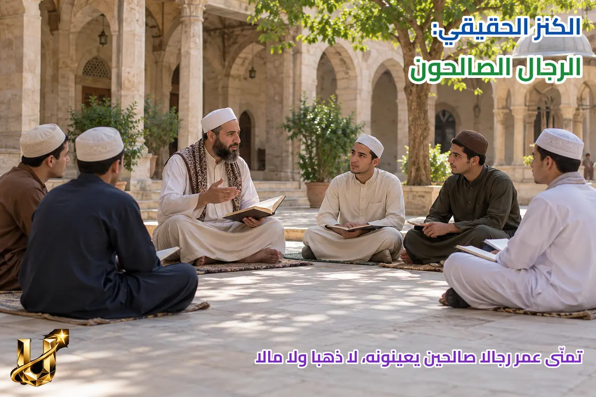 الكنز الحقيقي: الرجال الصالحون.