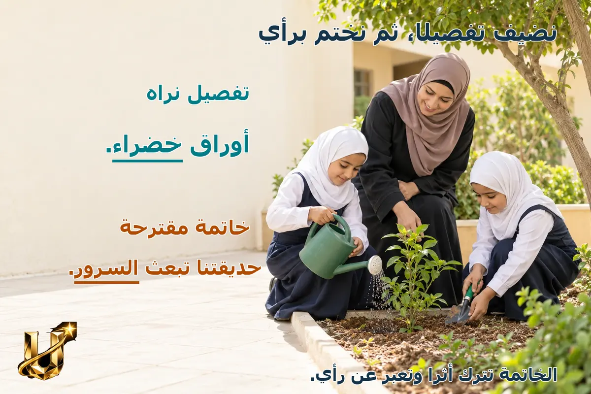 نصف المكان بالحواس.