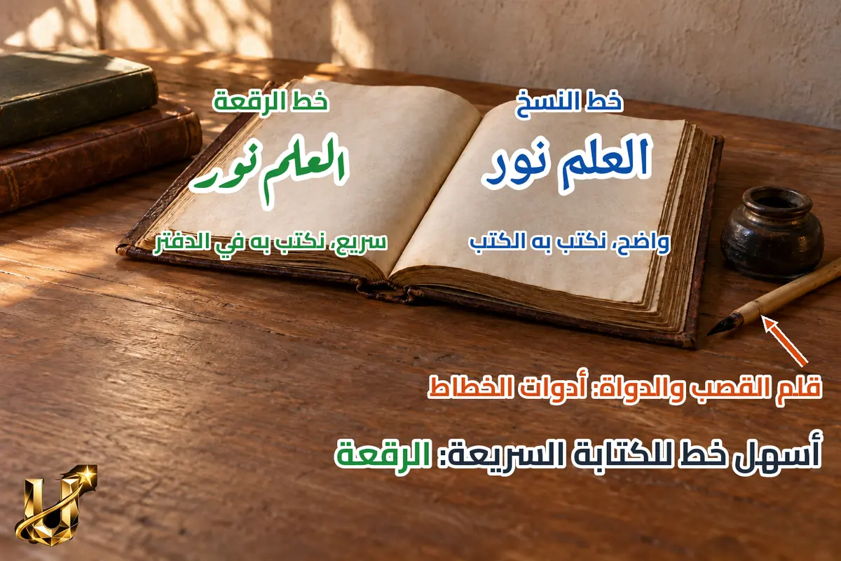 أنواع الخط العربي.