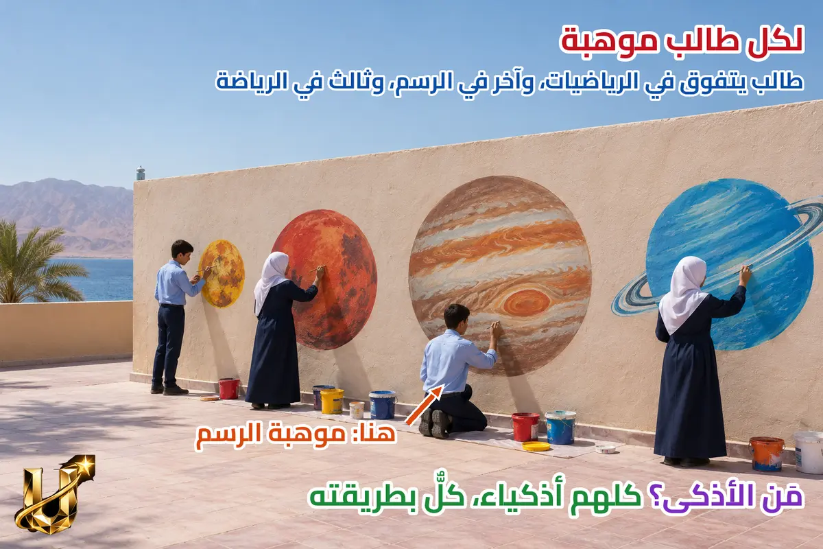 لكل طالب موهبة.