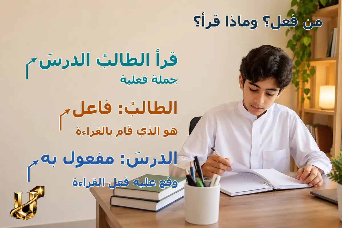 من قام بالفعل؟ ومن وقع عليه؟