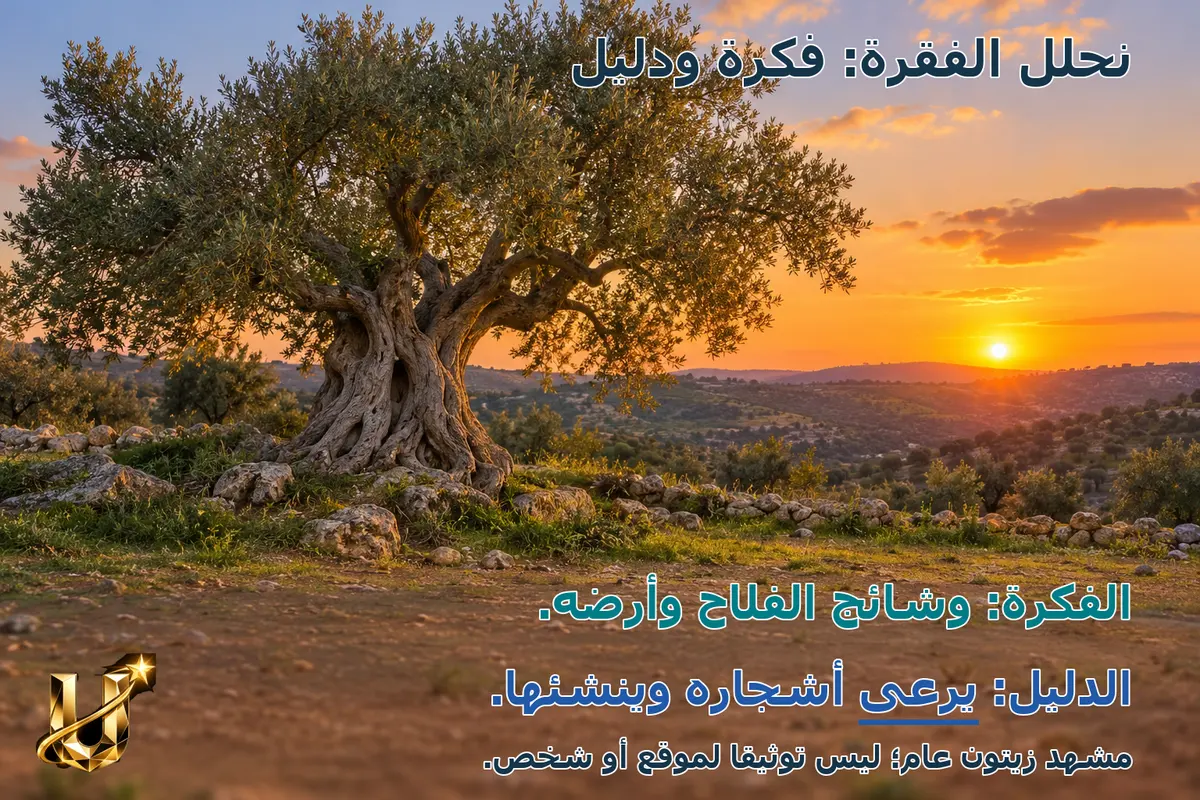 وشائج بين الفلاح وأرضه.