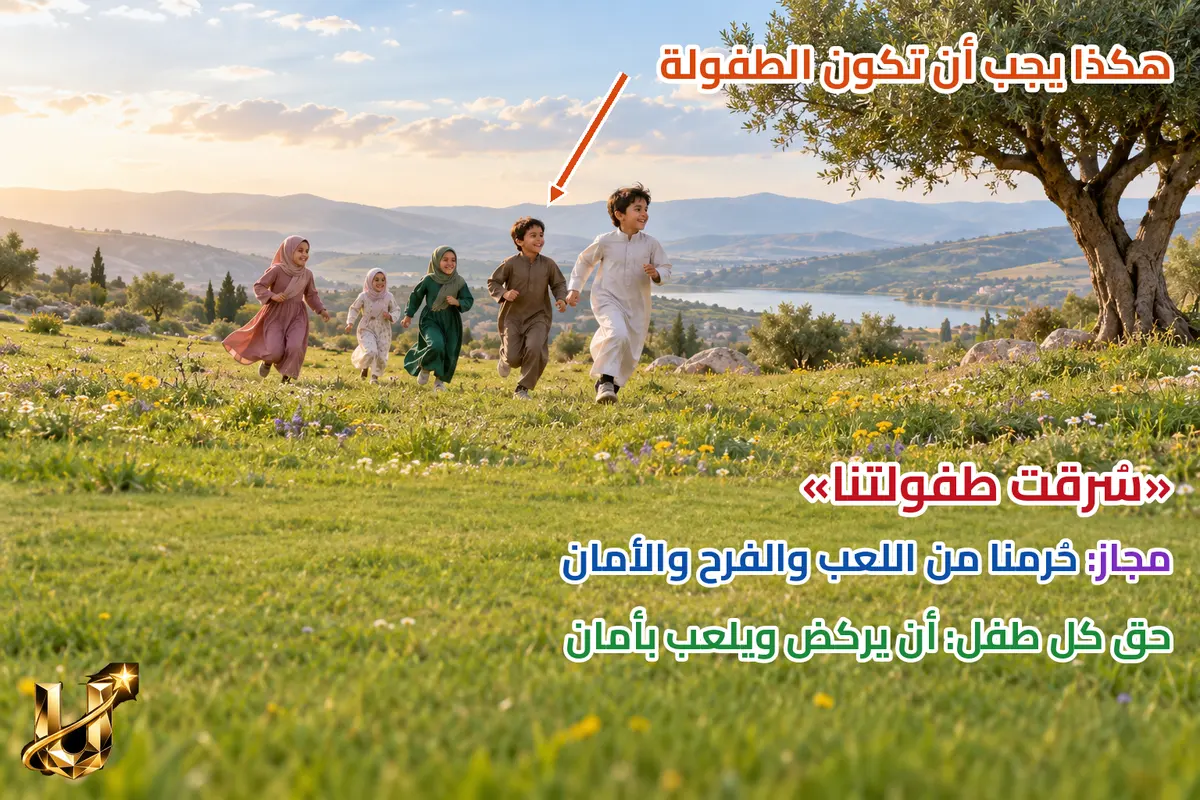 تعدون في الحقول.