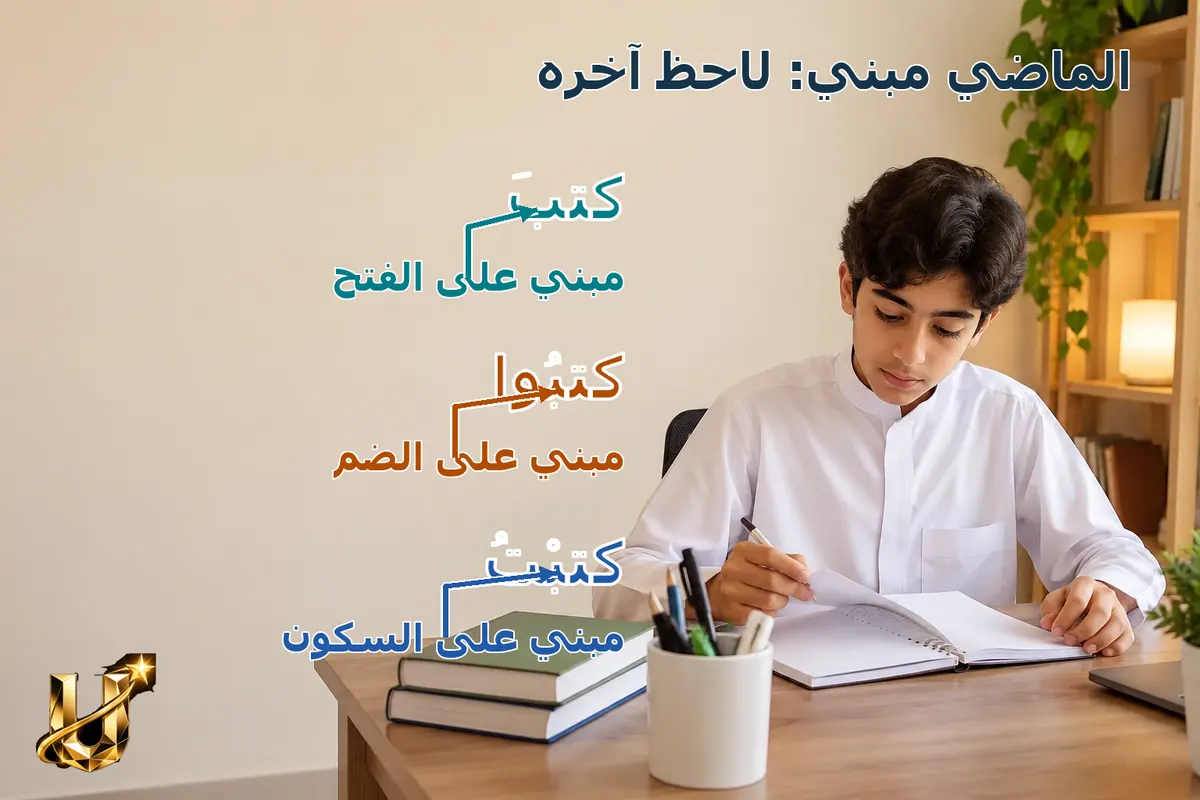 كتبت، كتبوا، كتب.