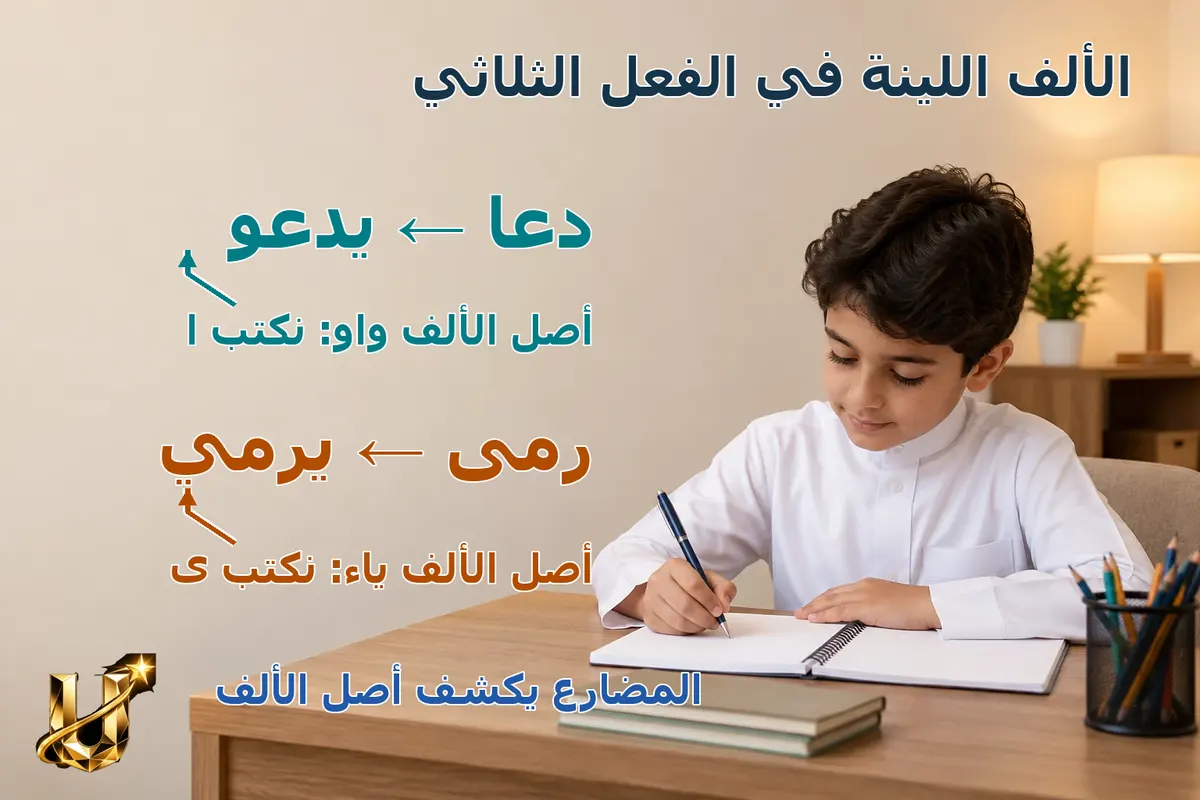 رسم الألف اللينة.