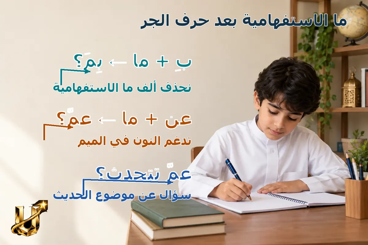 عم؟ أم عن ما؟