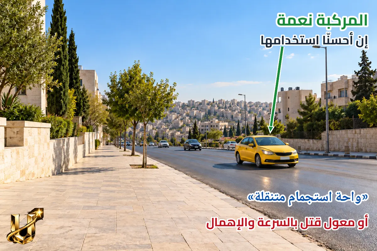 المركبة نعمة إن أحسن استخدامها.