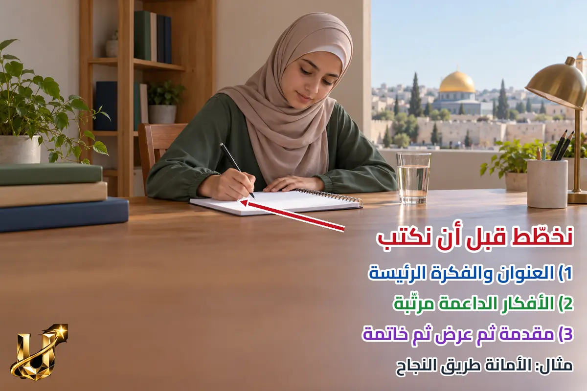 نخطط قبل أن نكتب.