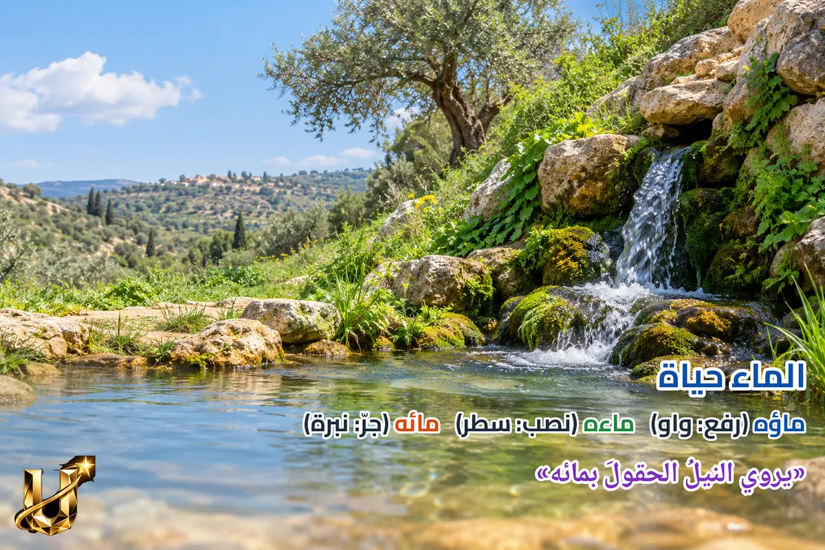 الماء حياة.