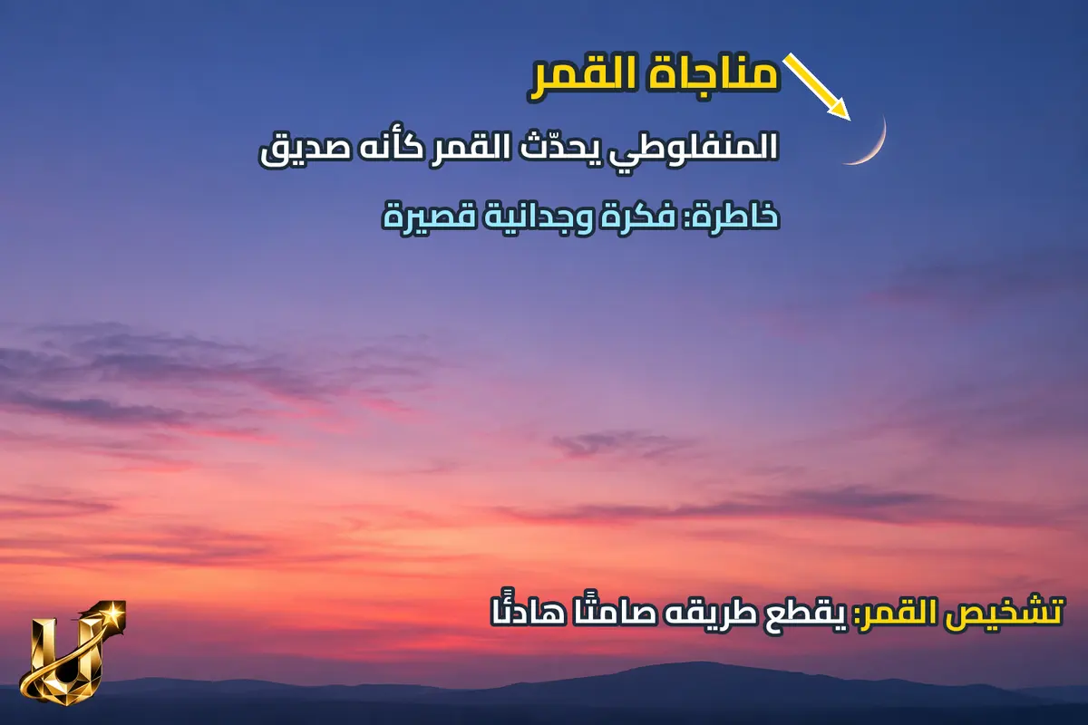 مناجاة القمر.