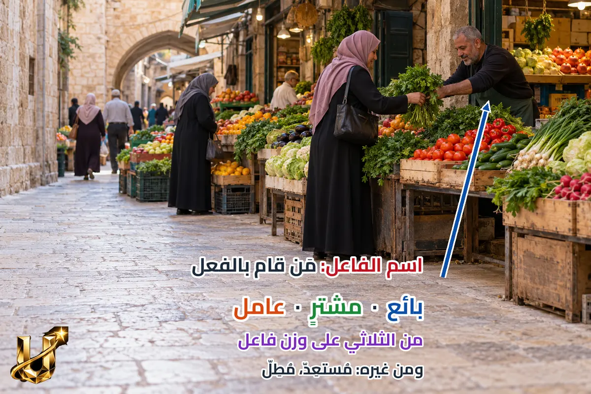 العامل والبائع والمشتري.